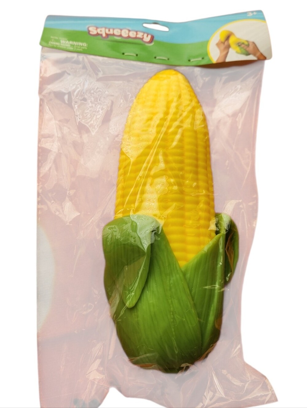 NEW Sunny Days Squeeze Corn On The Cob Squishy Tactile Textured Fidget Yellow